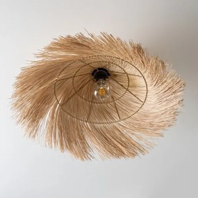 Brilagi - Lampada da soffitto LED CERIA BOHO 1xE27/40W/230V Ø 70 cm rattan