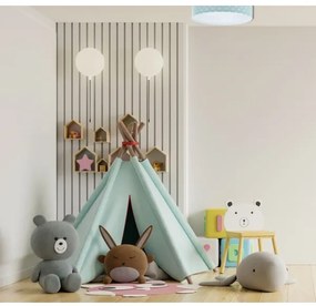 Lampada LED da soffitto GALAXY KIDS 24W 230V stelle verde/bianco