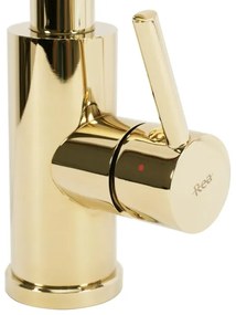 REA-B0669 - Miscelatore per lavello con doccetta estraibile FRESH 39,5 cm oro