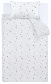 Biancheria da letto in cotone per bambini 200x135 cm Stars - Bianca
