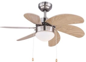 Globo 03809 - Ventilatore da soffitto RIVALDO 1xE14/60W/230V