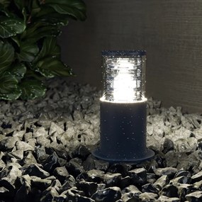 Lampada Da Terra Moderna Per Esterno Alluminio Nero 1 Luce E27 60W Ip54