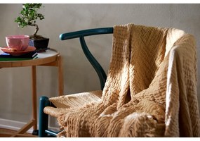 Copriletto beige per letto matrimoniale 240x260 cm Reloved - JUNA