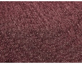 Divano angolare burgundy allungabile e con contenitore (penisola a sinistra/a U) con rivestimento in ciniglia Everest – Bobochic Paris