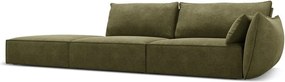Divano angolare verde Vanda - Mazzini Sofas