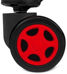 Yenkee - Sedia da gioco nera/rossa