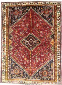 Gashghai Tappeto persiano 150x200 Rosso (Iran) Annodato A Mano
