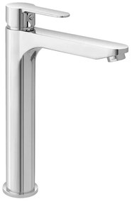 Miscelatore lavabo alto cromato completo di piletta click clack Zoe