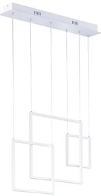 Lampadario LED moderno Tucson dorato, luce calda 2200 lumen