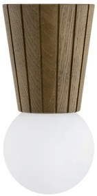 Argon 8974 - Plafoniera da bagno VOLANTE 1xG9/6W/230V IP44 Ø 12 cm marrone