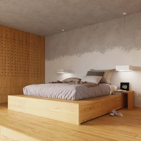 Plafoniera Quadrata da Soffitto in PVC 3xE27 HORUS 45 White da interno Colore del corpo Bianco