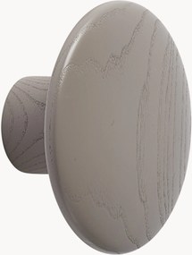 Gancio da parete in legno di quercia Dots, Ø 9 cm
