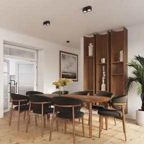 Sollux SL.1787 - Faretto AURA 1xGX53/10W/230V 6 cm nero