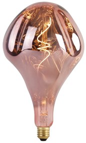 Lampada LED dimmerabile E27 A165 rosa 6W 80 lm 1800K