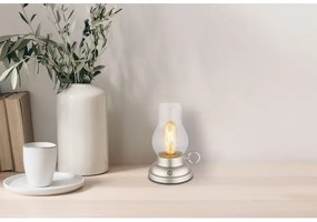 Globo 58016CH - Lampada da tavolo LED dimmerabile PETRO LED/1W/3,7V 1200mAh