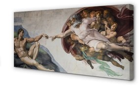 Quadro su tela Atto Apollo della mitologia 100x50 cm