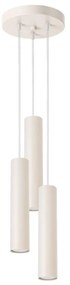 Sollux SL.1482 - Lampadario a sospensione con filo LAGOS 3xGU10/10W/230V color crema