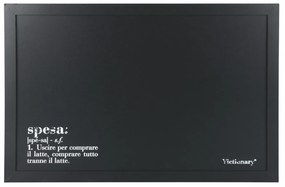 Lavagnetta nera 40x60 cm scritta spesa Victionary