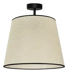 Duolla - Lampadario a plafone YUTE 1xE27/15W/230V diametro 38 cm grigio/nero