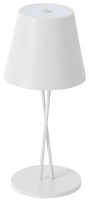 Lindby - Janea Cross Portable Lampada da Tavolo Dim. IP54 Bianco Lindby