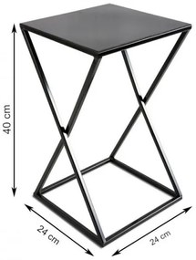 Portafiori 40x24 nero