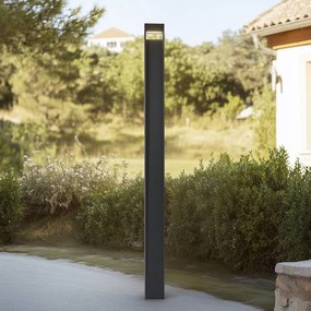 Lucande Tavion lampada LED da esterno, 230 cm, antracite, IP65