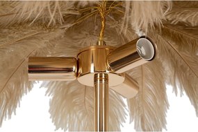 Lampada da terra color oro (altezza 160 cm) Palm - Mauro Ferretti