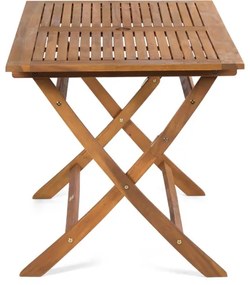 Fieldmann - Tavolo da giardino pieghevole 120x70 cm acacia