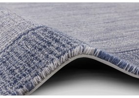 Tappeto in lana blu scuro 200x300 cm Linea - Agnella