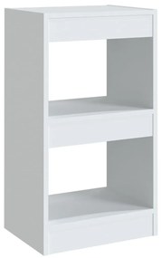 Libreria/divisorio bianco 40x30x72 cm