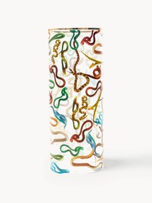 Vaso di design in vetro Snakes, alt. 50 cm