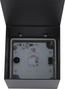 Lampada da esterno nera 65 cm con LED IP64, luce soffusa e solare - Charlene