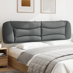 Cuscino Testiera Grigio Chiaro 200 Cm İn Tessuto /