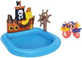 PISCINA CON GIOCHI GONFIABILE NAVE PIRATI +2 ANNI cm.140x130x104h. (art.52211) BESTWAY