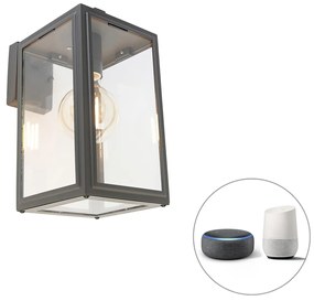 Lampada da parete per esterni intelligente grigia incl. Wifi G95 - Sutton down