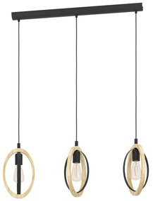 Eglo 43462 - Lampadario a sospensione con filo BASILDON 3xE27/40W/230V