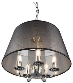 Reality - LED Lampadario a sospensione con catena CIMA 5xE14/40W/230V nero