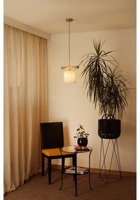 Brilagi - Lampadario a sospensione con filo FOREST 1xE27/15W/230V pino/marrone/color crema