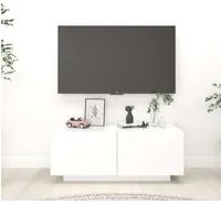 Mobile Porta TV Bianco 100x35x40 cm in Legno Multistrato 804436