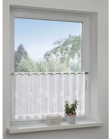 Tenda sottile bianca in voile 140x48 cm Dandelion – Sehlbach