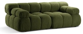 Divano componibile verde in tessuto bouclé 188 cm Bellis - Micadoni Home