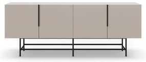 Cassettiera bassa crema 200x77,5 cm Eldia - Marckeric