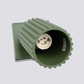 Sollux SL.1616 - Faretto da parete KARBON 1xGU10/10W/230V verde