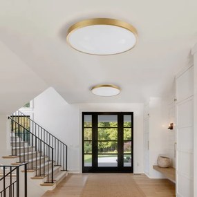 Brilagi - Lampada LED dimmerabile GLASS POOL DOUBLE LED/80W/230V 60 cm dorata + telecomando