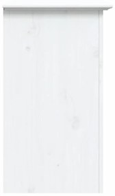 Comodino bodo 53x38,5x66 cm in legno massello di pino bianco