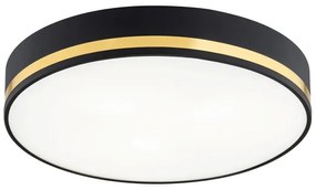 Argon 7040 - Plafoniera AMORE 2xE27/15W/230V diametro 25 cm nero/oro