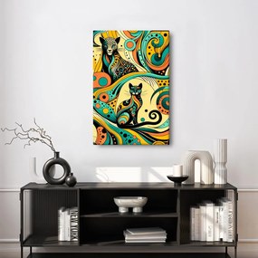 Quadro su tela – Gatti ornamentali