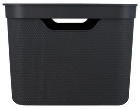 Scatola di plastica con coperchio Deco - Rotho