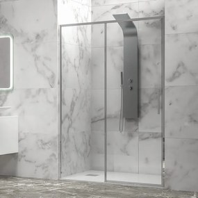 Porta doccia 140 cm scorrevole vetro 6 mm altezza 200h | KLA4000C - KAMALU