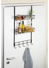 Mensola per porta Rack Nero - Wenko